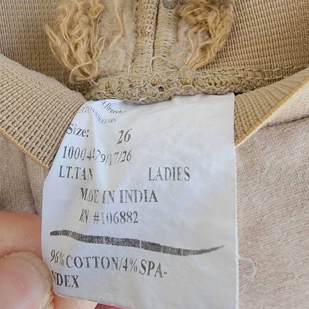 Tuff Rider Horseback Riding Breeches Size 26 - Picture 4 of 5